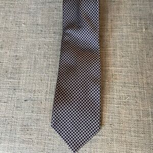 H. Stockton Atlanta Navy & Muted Silver Tie